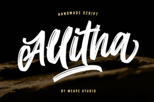 Allitha Script: The Bold Typeface for Handmade Brands