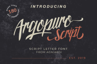 Argopuro Script: Elevating Handmade Brand Identity