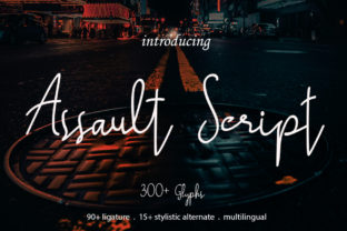 Assault Script Review: A Bold Handwritten Typeface for Brand Identity