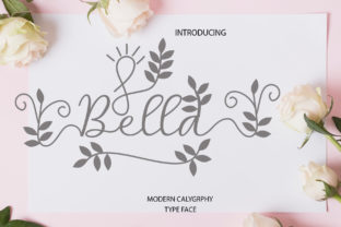 Bella Script: A Natural Typeface for Organic Craft Designs