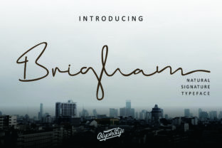 Brigham Script: A Modern Handwritten Typeface for Editorial Design