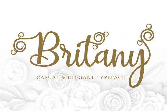 Britany Script: A Premium Typeface for Elegant Brand Identity