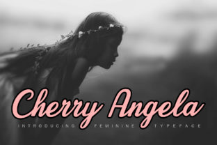 Cherry Angela Script: A Delicate Typeface for Sweet Brand Identities