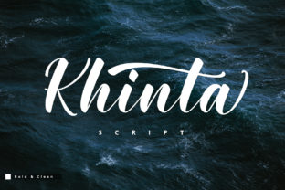 Khinta Script: A Bold Handwritten Typeface for Authentic Branding