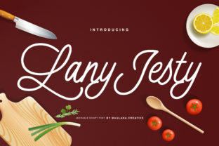 Lany Jesty Script: Adding Handcrafted Charm to Digital Layouts