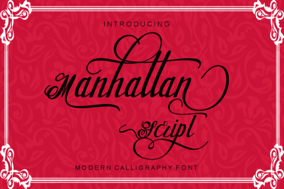 Manhattan Script: A Beautiful Typeface for Editorial Design