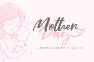 Mother Day Script: A Joyful Handwritten Typeface for Heartfelt Branding
