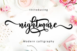 Nightmare Script: Elevating Editorial Design with Handwritten Flair