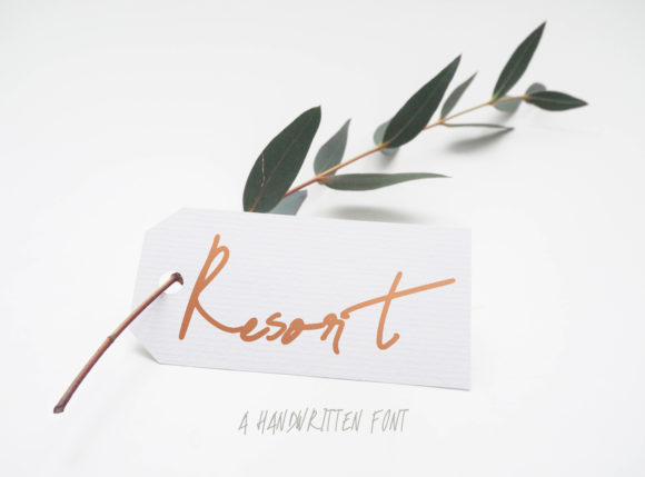 Resort Script: A Beautiful Handwritten Font for Web Design