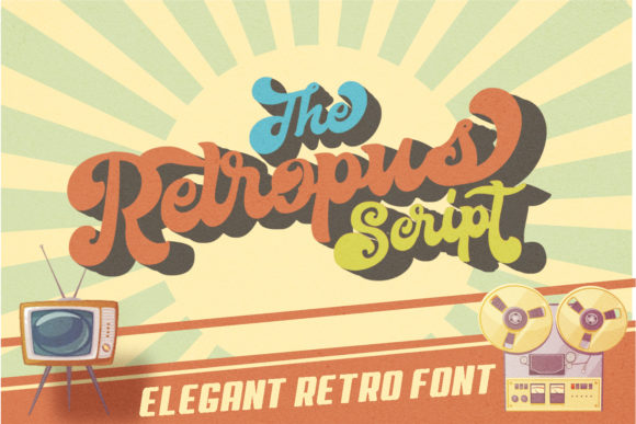Retropus Script: Elevating Editorial Design with Retro Hand-Lettering