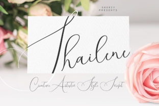 Shailene Script: A Delicate Display Typeface for Digital Design
