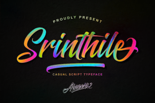 Srinthile Script: The Handwritten Typeface for Authentic Branding