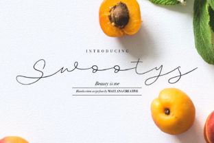 Swootys Script: A Modern Typeface for Editorial Design