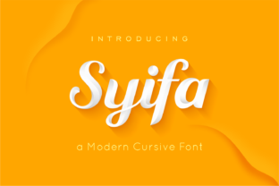 Syifa Script: The Retro Handwritten Typeface for Bold Craft Projects