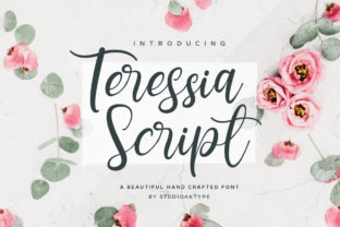 Teressia Script: A Handwritten Typeface for Editorial Elegance