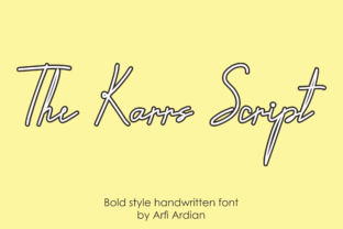 The Karrs Script: A Bold Handwritten Typeface for Marketers
